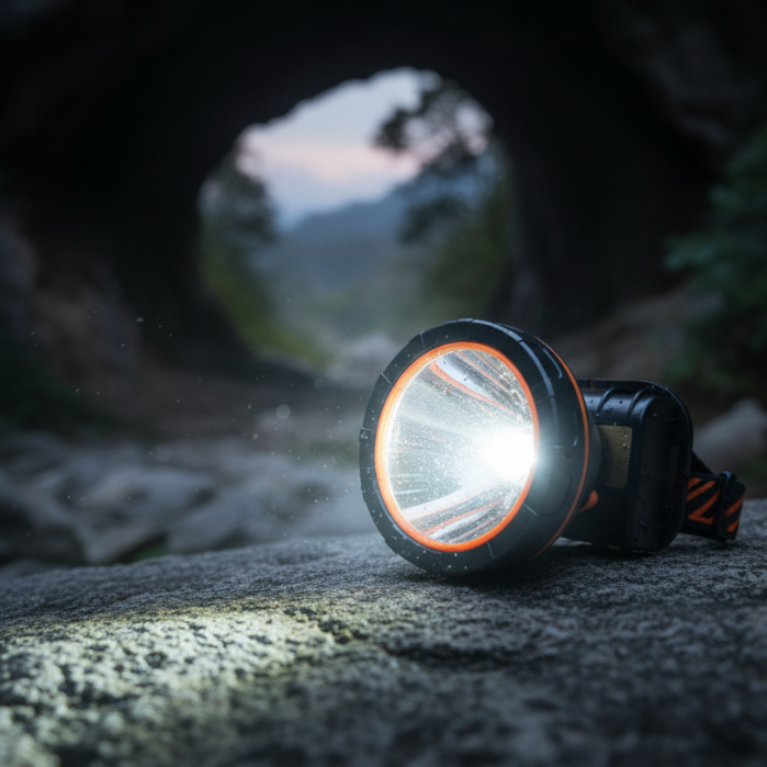 ไฟฉายคาดหัว LED 10000W ตราช้าง RH 5106  ไฟฉายคาดหน้าผาก ปรับความสว่างได้  แสงพุ่งไกล 2000m