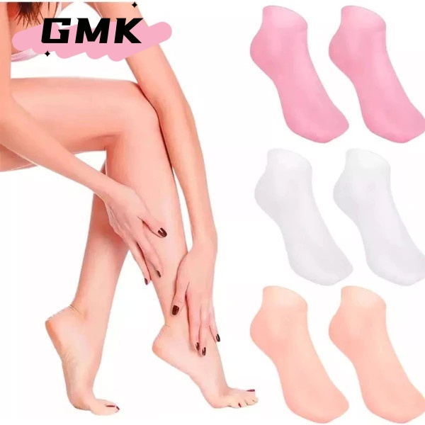 ถุงเท้าซิลิโคน สปาเท้า ถุงเท้าสปาคลุมทั้งเท้า ให้ความชุ่มชื้น Silicone socks ป้องกันส้นเท้าแตก G3143