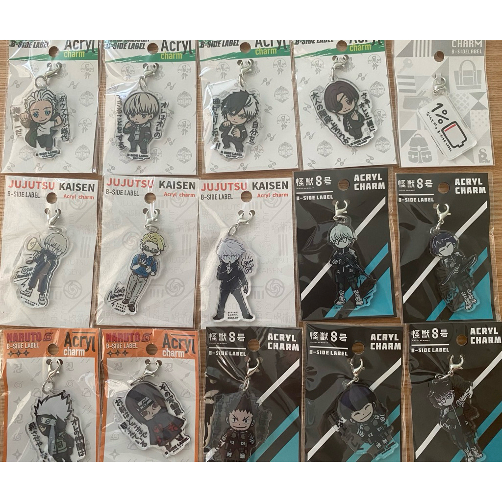 charm, Wind Breaker, Jujutsu Kaisen, Kaiju no.8, ของสะสมแอนนิเมะ