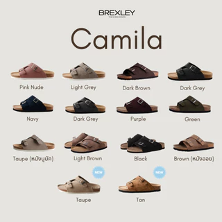 รองเท้าแตะเพื่อสุขภาพ Brexley รุ่น Camila หนังแท้