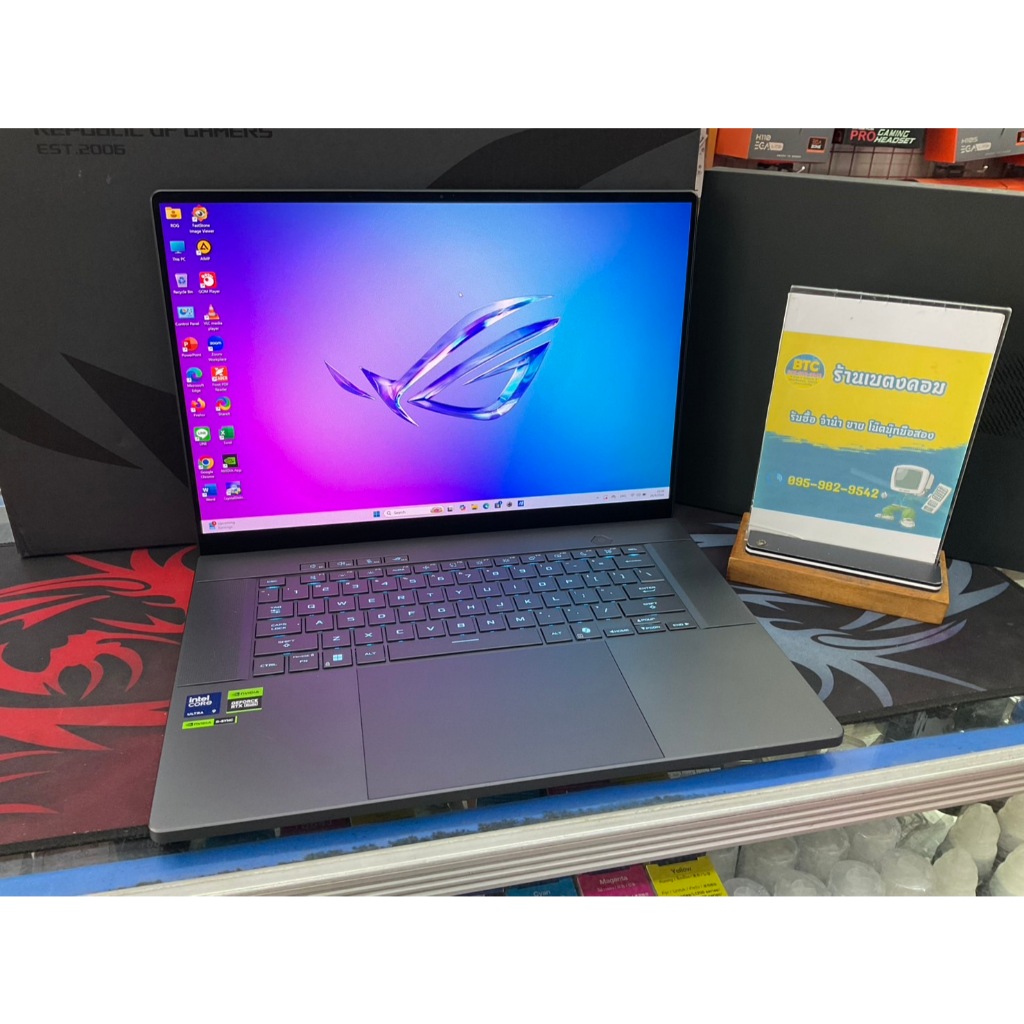 ASUS ROG Zephyrus G16 GU605CX-G16.U9X5090 มือสอง เครื่องนอก สภาพสวย ใช้งานน้อย