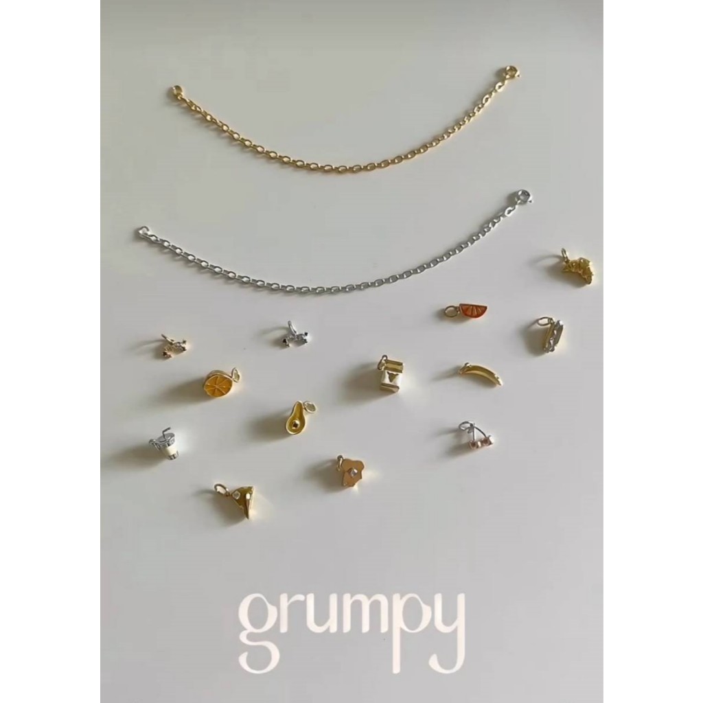grumpy, plain tied bracelet (สร้อยเปล่า ไม่รวมจี้)