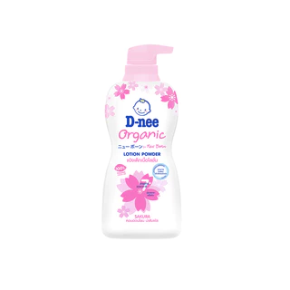 D-nee ดีนี่ แป้งเด็ก เนื้อโลชั่น Organic For New Born สูตร Sakura 400 มล.x1