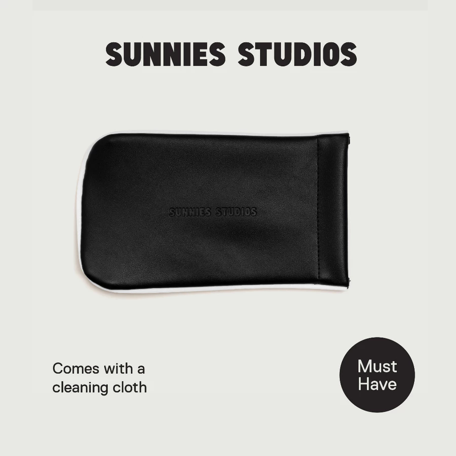 Sunnies Studios Two Tone Sac (กล่องใส่แว่นสายตาและแว่นกันแดด พร้อมผ้าเช็ดเลนส์)