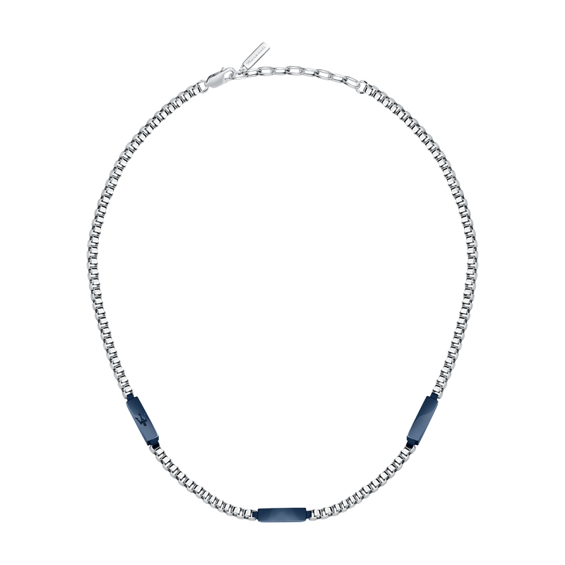 Maserati Jewels 45+5cm Men's Stainless Steel Necklace JM425AVD109-JM425AVD110 （Adjustable）