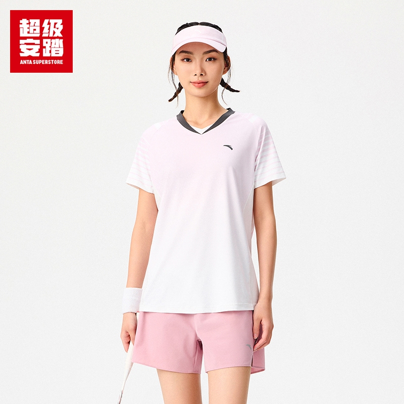 ANTA Badminton shirt เสื้อยืดสั้นผู้หญิง 162527195U Official Store