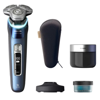 Philips ฟิลิปส์ เครื่องโกนหนวดไฟฟ้า ระบบ AI อัจฉริยะ SkinIQ เร็ว แรง สบายผิว รุ่น S9982/50 , XP9201/30