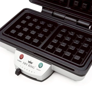 FRY KING รุ่น FR-C23 เครื่องทำวาฟเฟิลสี่เหลี่ยม ปรับไฟได้ 7 ระดับ เคลือบ NON-STICK ทำให้ขนมไม่ติดพิมพ์และทำความสะอาดง่าย
