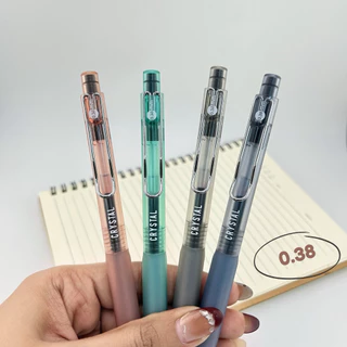 Oniso ปากกาเจล 0.38 รุ่น CRYSTAL ONI-9134 ขนาด 0.38 มม. หมึกน้ำเงิน เปลี่ยนไส้ได้ (ราคาต่อ 1 ด้าม)