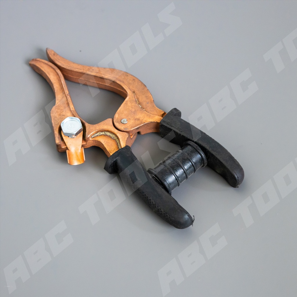 คีมจับสายดินก้ามปู ชุบทองแดง 300A เกรดพรีเมี่ยม แข็งแรง ทนทาน คีม คีมจับลวดเชื่อม คีมจับสายดิน ทองแดง - รูปที่ 3