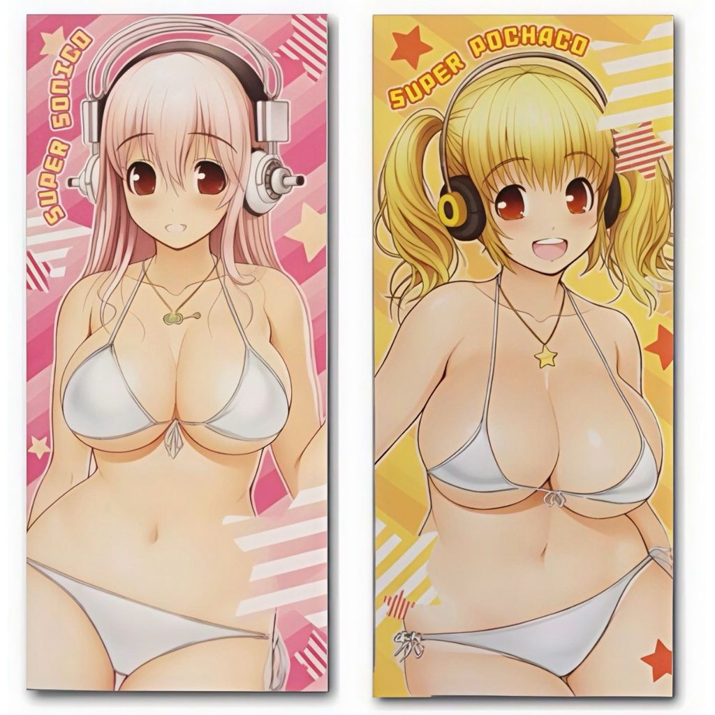 หมอน(ใหญ่) ซุปเปอร์ โซนิโกะ [Super Sonico Long Cushion - Super Sonico Swimsuit]
