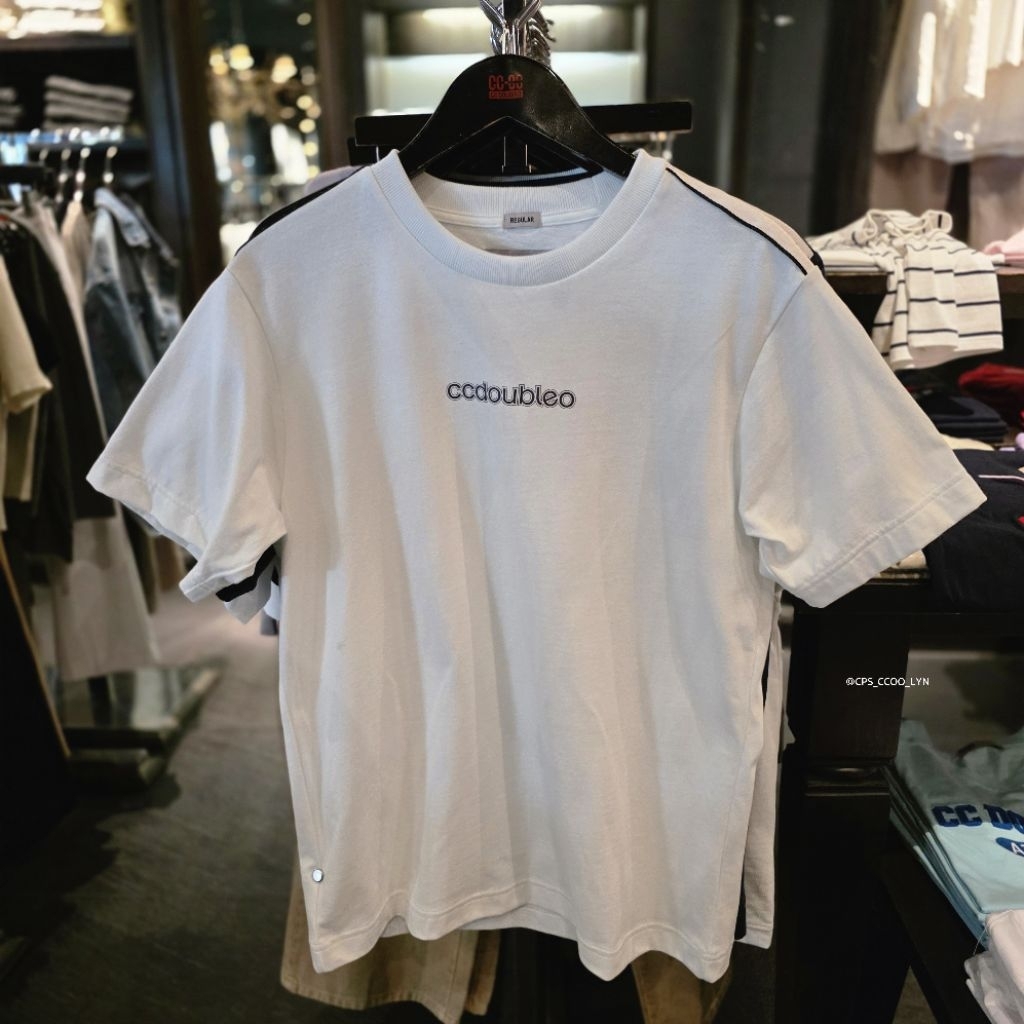 🛍 เสื้อยืด CC DOUBLE O CCOO ผู้ชาย คอลใหม่ล่าสุด ของแท้💯% จัดส่งพร้อมถุงShop