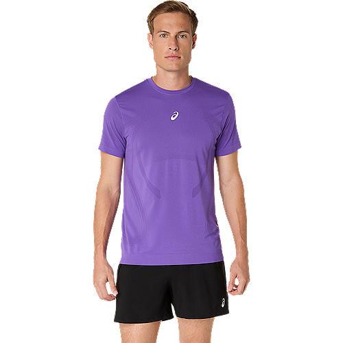 ASICS :  2011D355.500 ROAD SEAMLESS SS TOP MEN เสื้อคอกลมผู้ชาย ของแท้