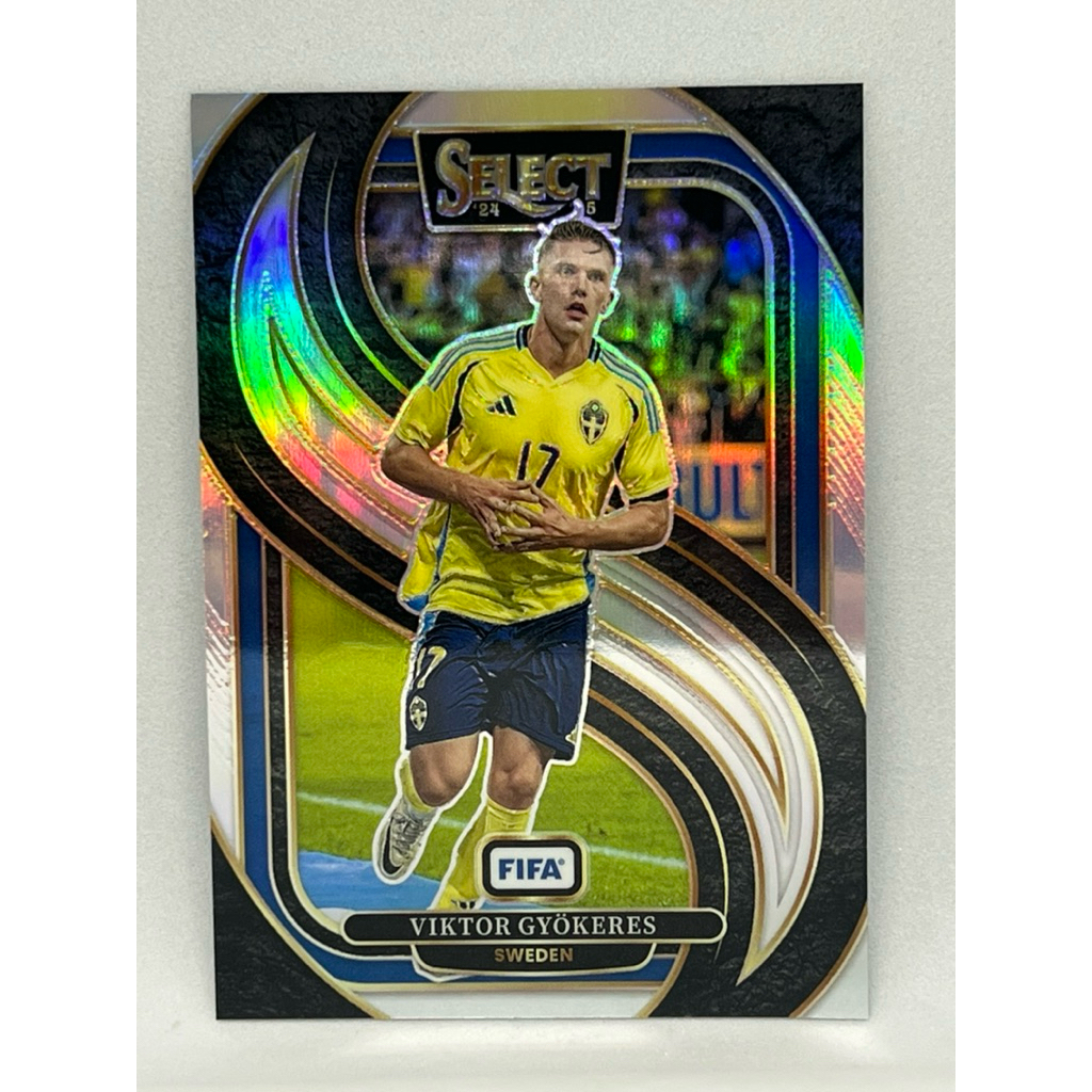 การ์ดฟุตบอล Panini 2024 - 2025 Select Fifa Viktor Gyokeres Prizm (silver)