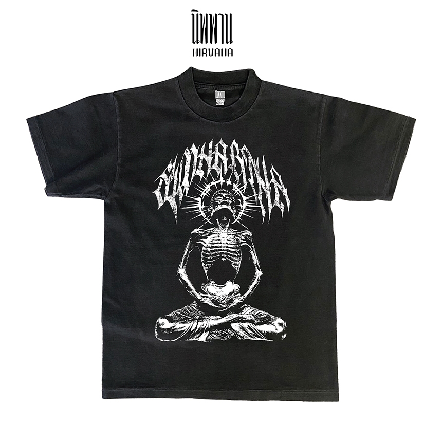 เสื้อยืดโอเวอร์ไซส์ลาย