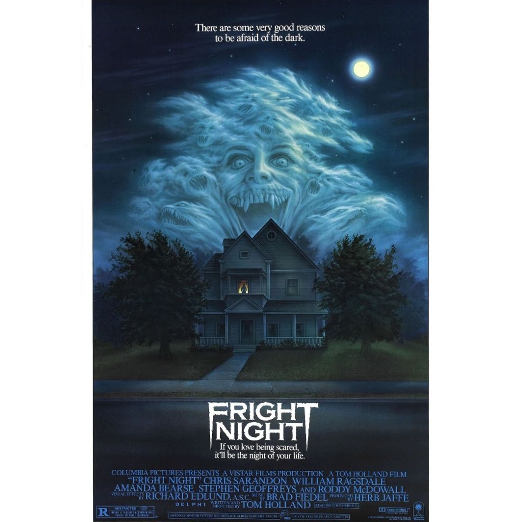 Blu-ray+DVD ปก+สกรีนแผ่น Fright Night (1985) คืนนี้ผีมาตามนัด