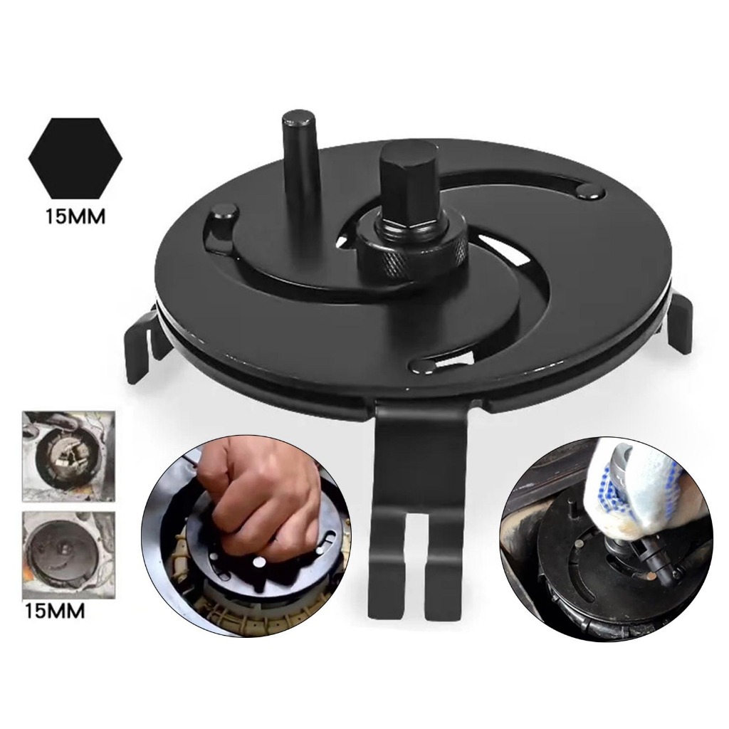 ปั๊มน้ำมันเชื้อเพลิงประแจฝาถังรถยนต์ประแจเครื่องมือมืออุปกรณ์เสริมรถยนต์ที่ซ่อมรถถังน้ำมันในทางปฏิบัติฝาครอบประแจ