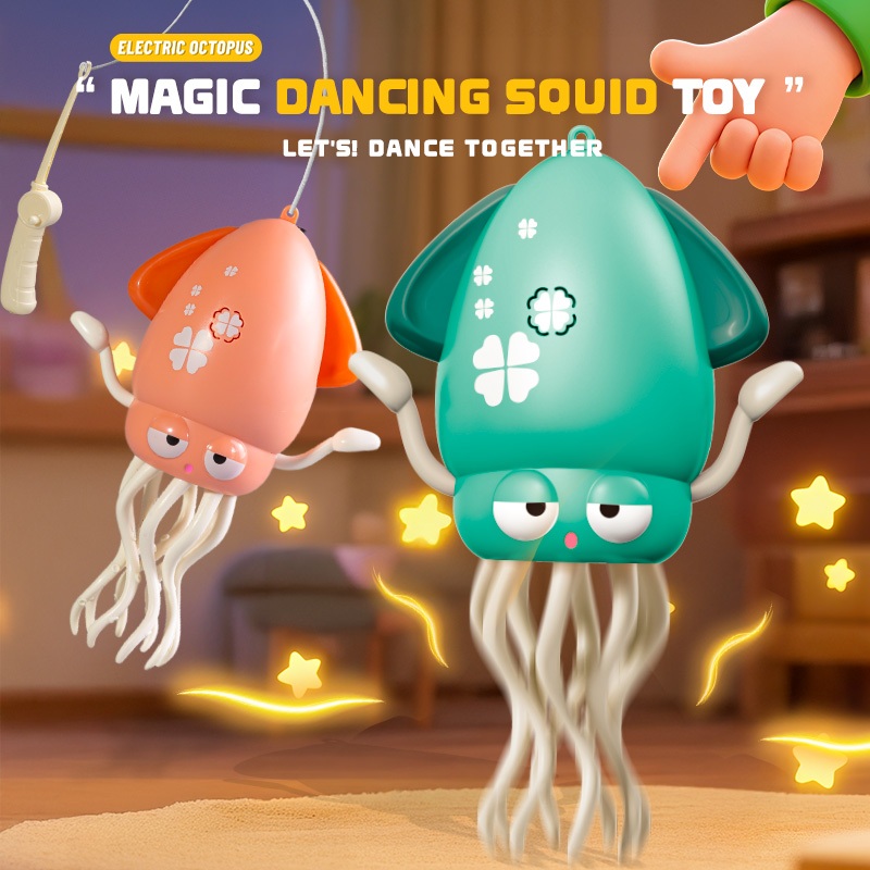 Magic Dancing Octopus ของเล่นปลาหมึกวิเศษที่เต้นรำ Octopus เต้นรําของเล่นเด็ก
