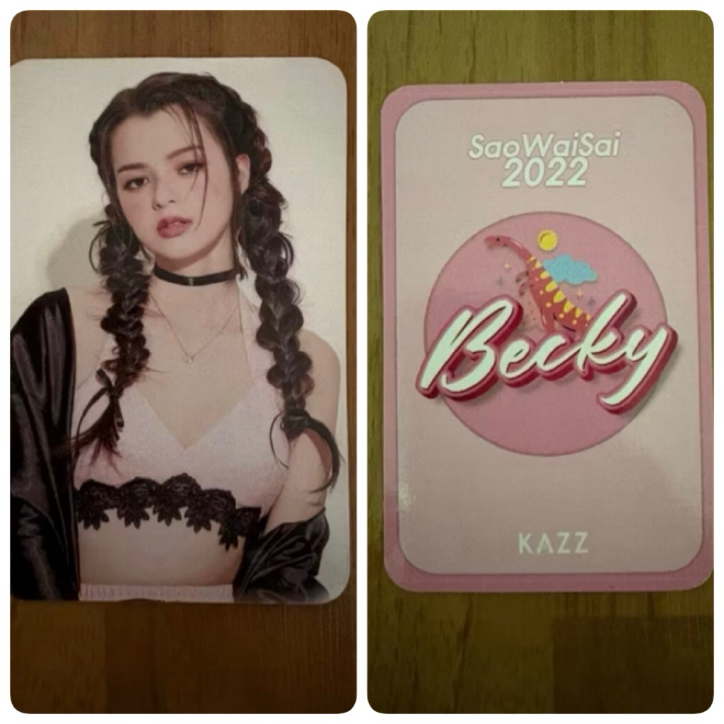 Photocard:becky จาก KAZZ Magazine