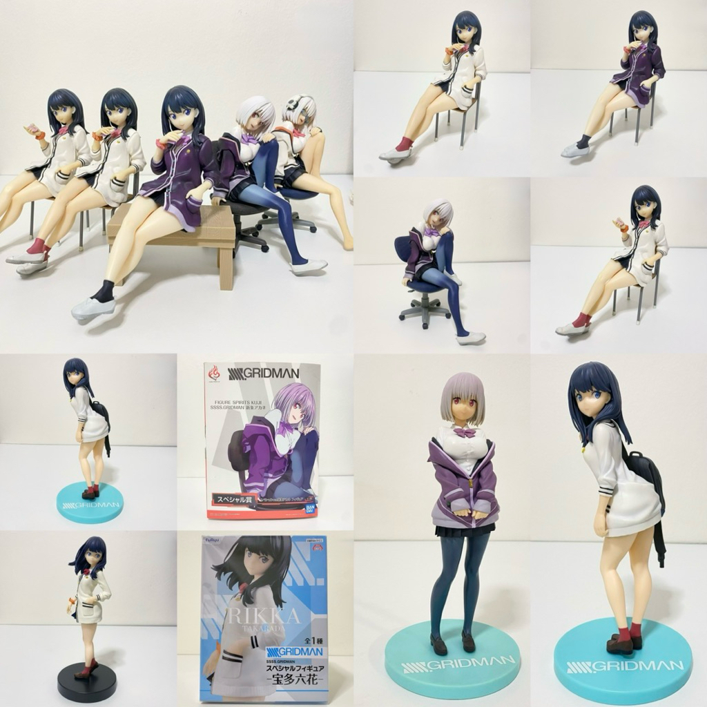 [พร้อมส่ง/มือ1-2/ของแท้] รวมฟิกเกอร์ SSSS.Gridman - Rikka / Akane กริดแมน ริกกะ อากาเนะ Figure