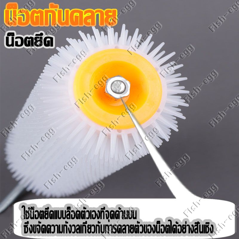 ลูกกลิ้งหนาม ไล่ฟองอากาศ 100% สำหรับเทพื้น ให้เรียบมันเงา ขนาด9นิ้ว ทนทาน กันกระเด็น คู่กับสีในร้านถูกกว่า - รูปที่ 4