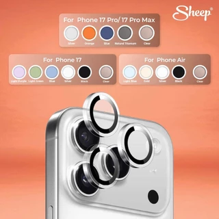 [Sheep Bullet Camera for iPhone 17 series] กระจกกันเลนส์กล้อง สำหรับไอโฟน Air/17/17 Pro/17 Pro Max กระจกกันรอย กันกระแทก
