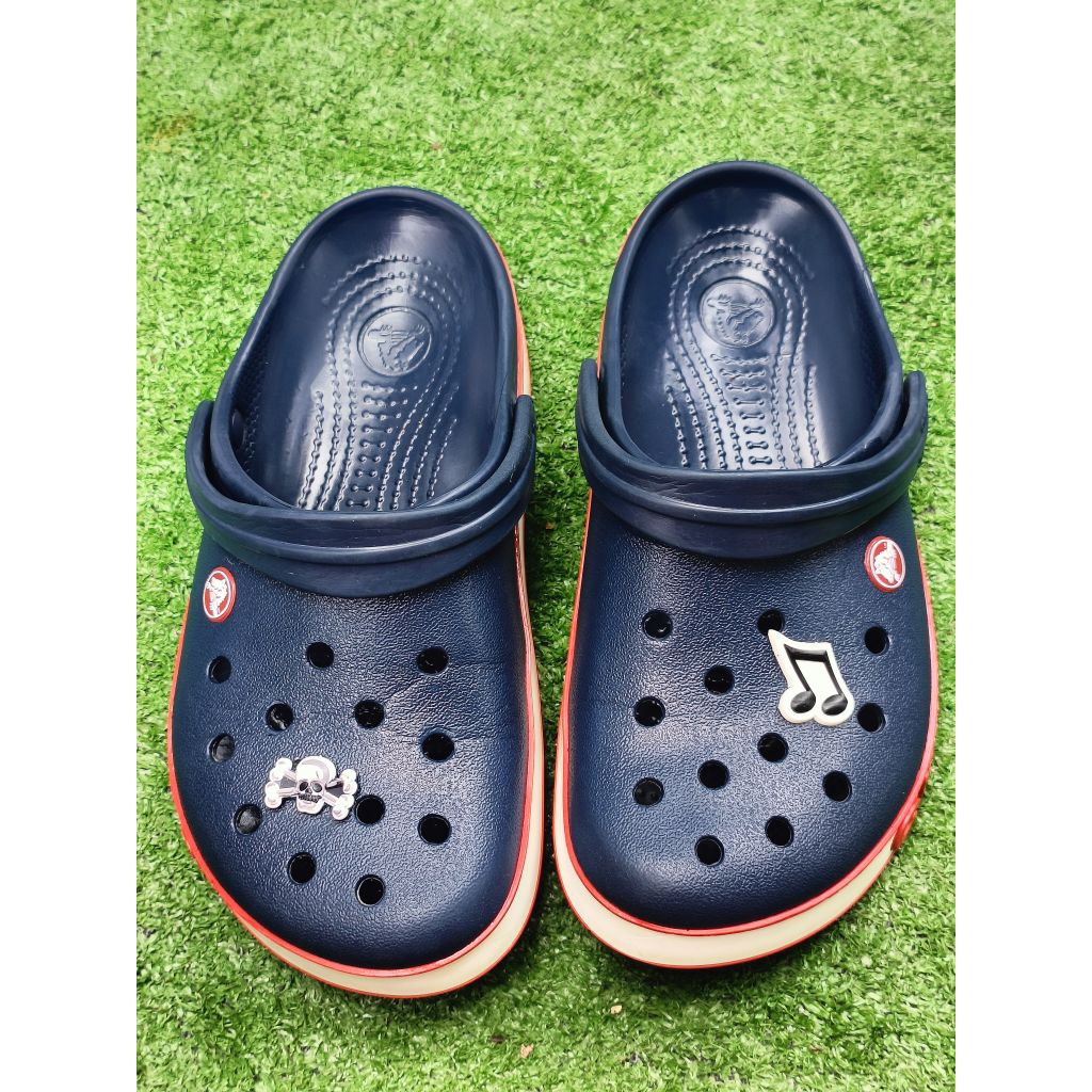 รองเท้าcrocs(ครอส)ของแท้💯มือ2สถาพดีจร้าm6w8ยาว25cm.