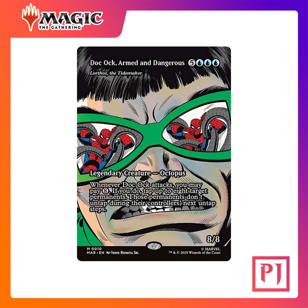 [MTG] Lorthos, the Tidemaker (Doc Ock, Armed and Dangerous) (Borderless) [MAR] [BLUE] [MYTHIC] [NORMAL] [ENG]