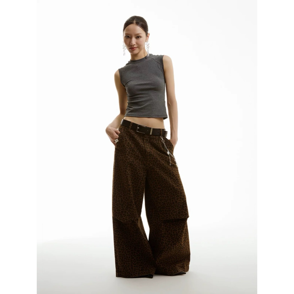 SHADOW OF THE JUNGLE – LEOPARD WIDE PANTS💙