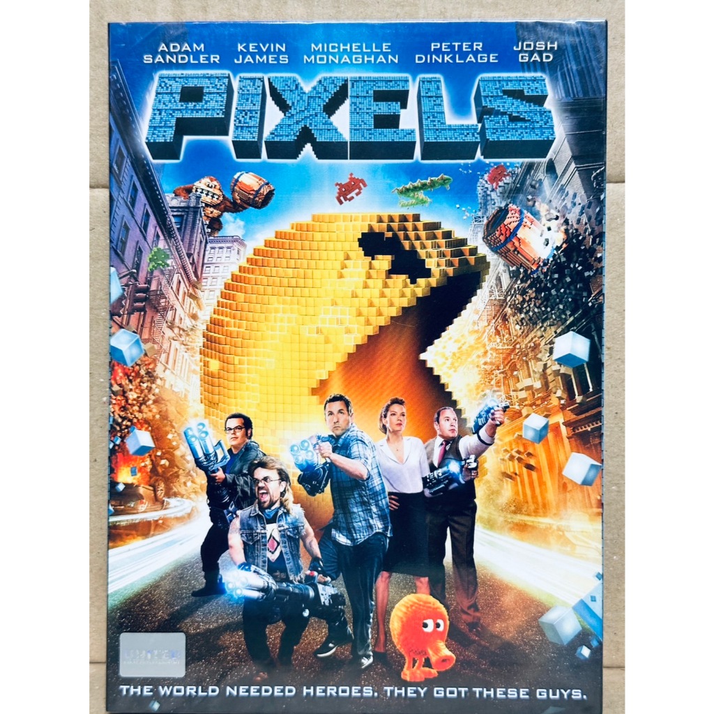 DVD : Pixels (2015) พิกเซล " Adam Sandler, Kevin James, Michelle Monaghan "