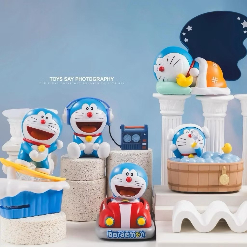 (พร้อมส่งจากไทย)สินค้าใหม่ 2025 KFC KFC Doraemon ของเล่น KFC Doraemon Stapler อินเทรนด์เล่นสินค้ารูป