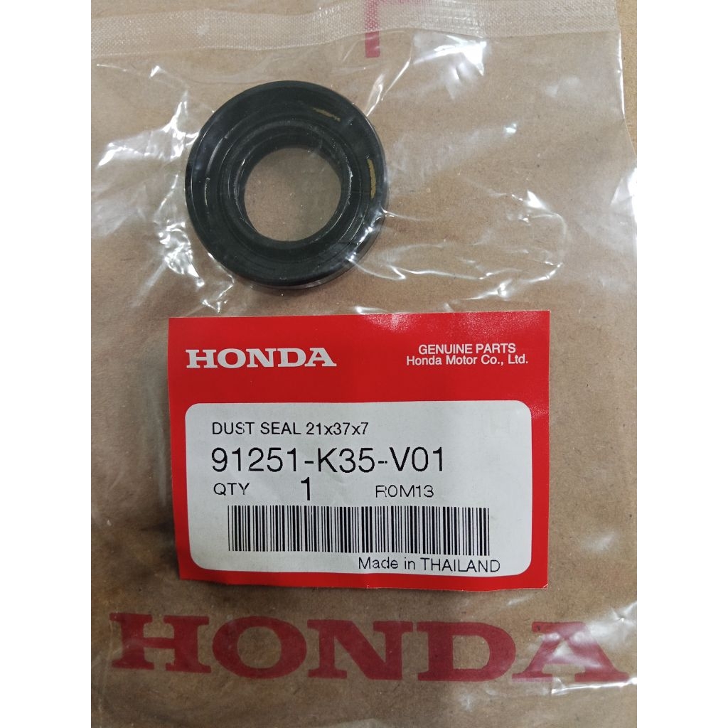 ซีลล้อหน้า ซีลกันฝุ่น, 21x37x7 Giorno ปี 2024-2025 แท้เบิกศูนย์ 91251-K35-V01 

