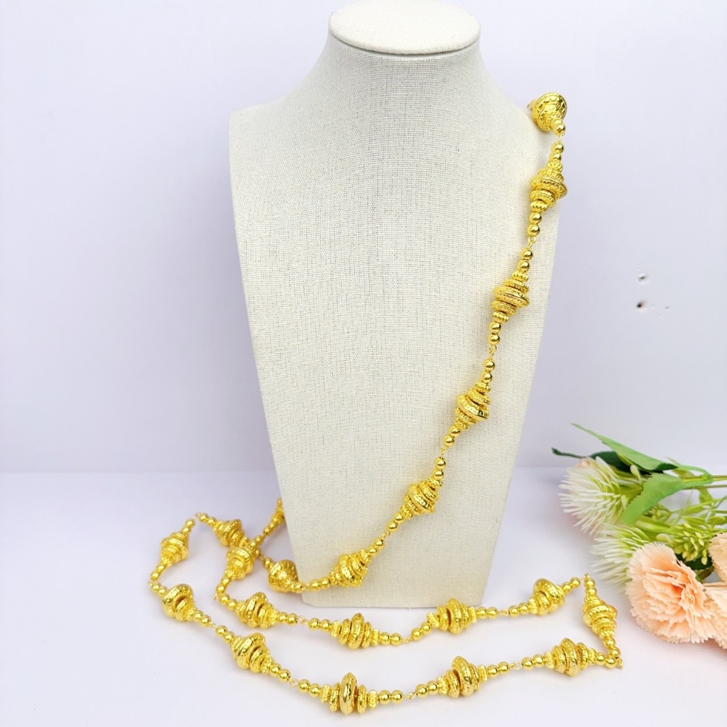 สังวาลย์พื้นเมือง ปะวะหล่ำ ประดับชุดไทยโบราณ ภาคเหนือ ภาคใต้ ใช้สำหรับการแสดงในวันสำคัญของเทศกาลต่างๆ