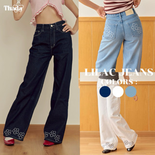 THADA.CO | “LILAC BAGGY JEANS“ (MID-WAIST)