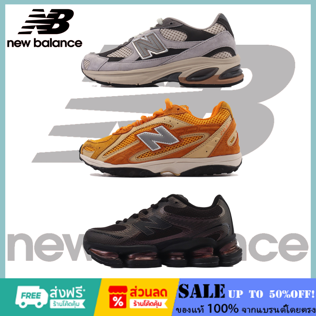 New Balance ML2002RO U204LKTI🔥 รองเท้าผ้าใบ สปอร์ต 🌟 สินค้าจริง100% สีดำ/ขาว ใส่สวยงาม