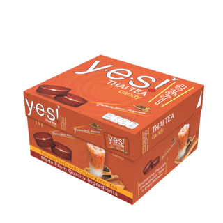 Yes! ลูกอม รสชาไทย Thai Tea 79.2กรัม/กล่อง
