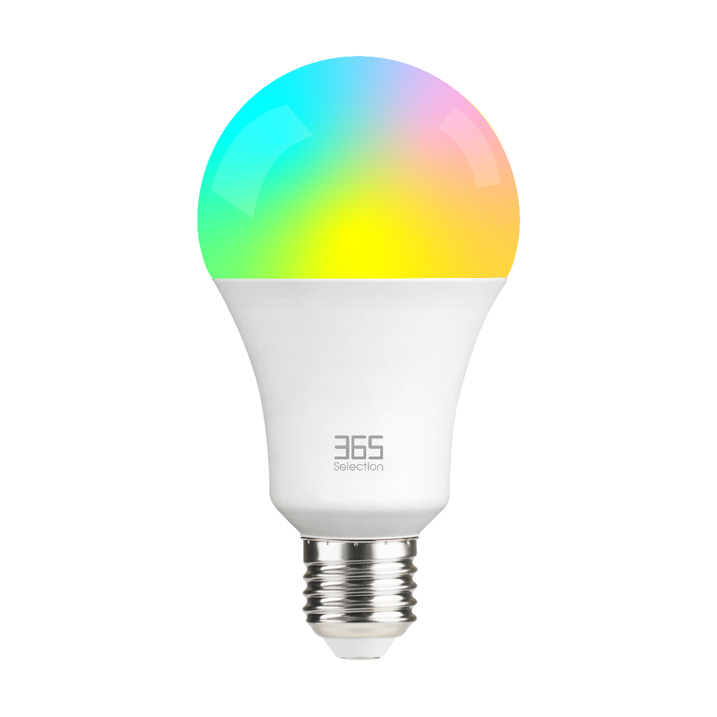 365 Selection Smart Bulb B1 Wi-Fi หลอดไฟอัจฉริยะ LED 9W ขั้ว E27 เปลี่ยนสีได้ 16 ล้านสี ควบคุมผ่านแอป