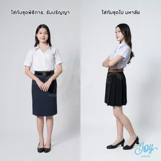 รองเท้านักศึกษา รองเท้ารับปริญญา คัทชูนักศึกษา หัวแหลม หัวมน ส้น 2 นิ้ว