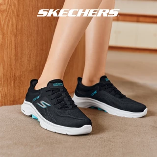 Skechers สเก็ตเชอร์ส รองเท้าผู้หญิง Women GOwalk 7 GOwalk Shoes - 125233-BKAQ - Air-Cooled Memory Foam