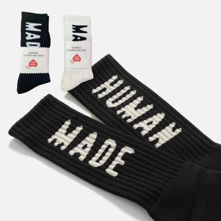 พร้อมส่งในไทย🚚🇹🇭 ถุงเท้า Humanmade ข้อยาว อักษรใหญ่ รุ่นใหม่ล่าสุดจากญี่ปุ่น