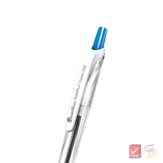 (แพ็ค 12) Quantum ควอนตั้ม ปากกา ปากกาลูกลื่น เจลโล่พลัส เคิร์ฟ 125 0.5 จำนวน 12 ด้าม