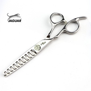 กรรไกรซอยผม (มือซ้าย) Jaguar 50% ขนาด 6 นิ้ว ไม่ดึงผม คมมาก