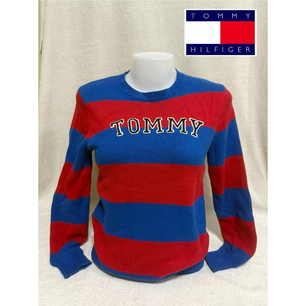 TOMMY HILFIGER เสื้อไหมพรม มือสองจากญี่ปุ่น สภาพ 95%