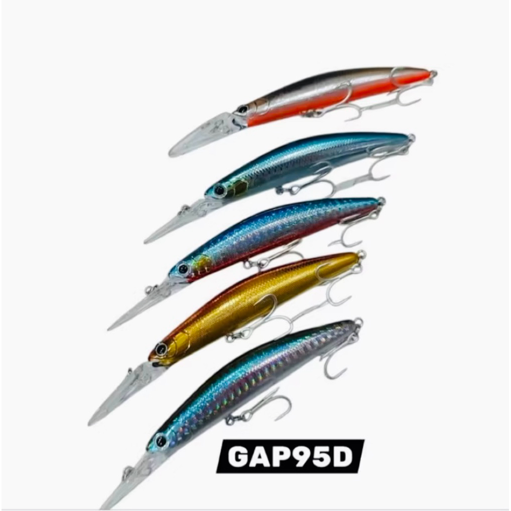 เหยื่อ Northcoast GAP95D เหยื่อปลอมทรงลิ้นยาว (Deep Diver)