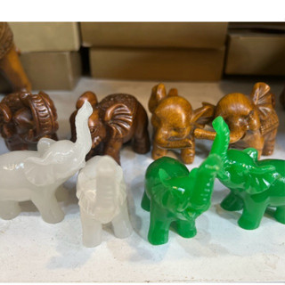 ช้าง (Thai Souvenir) ช้างไทย ช้างคู่ ช้างครอบครัว ช้างเอกลัก…