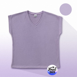 เสื้อคอวี ทรงผู้หญิงแขนเลย มีขนาดสาวพลัสไซร์