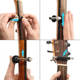 คาโป้ คาโป้เลื่อนกีต้าร์ Guitar Sliding capo Rolling Guitar Capo เหมาะสำหรับเครื่องสายต่างๆ