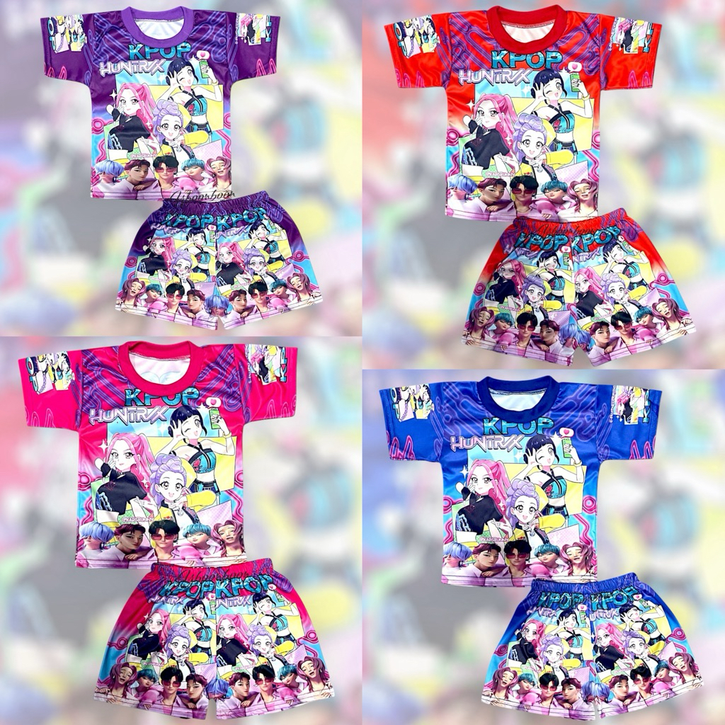 ชุดเด็กลายโซดาป๊อป SODA POP K-POP ชุดเซ็ตเด็กผ้าไมโคร ผ้ามันใส่สบาย รอบอก22-26นิ้ว