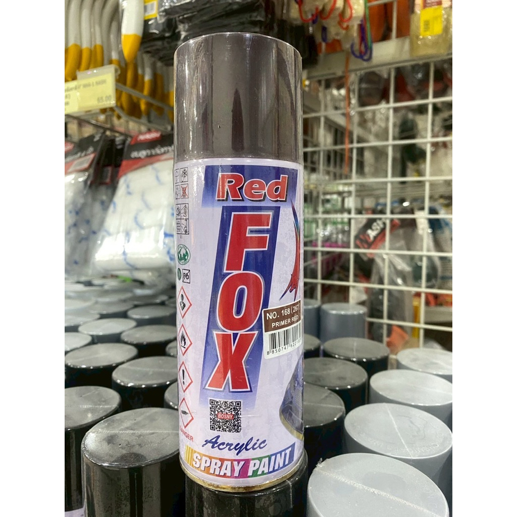 สีสเปรย์REDFOX168PRIMERRED267 400CC