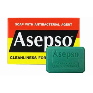 แพ็ค 6 ก้อน ASEPSO สบู่อาเซปโซยับยั้งแบคทีเรีย 80 กรัม